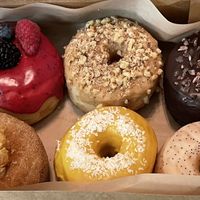 They look too pretty to eat.  #Veganuary at Good Town Doughnuts in Costa Mesa