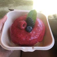 Berry donut at Good Town Doughnuts in Costa Mesa