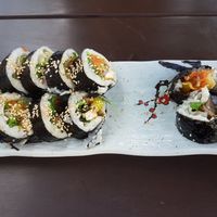 Gemüse Kim-Bap at Bibimcup in Dusseldorf