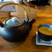 Green tea (very nice Korean tea) at Bibimcup in Dusseldorf