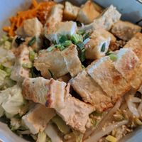 Tofu bibimbap at Bibimcup in Dusseldorf