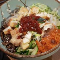 Bibimbap with tofu and gochujang at Bibimcup in Dusseldorf