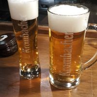 German beer at Bibimcup in Dusseldorf