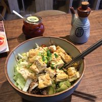 Tofu meal  at Bibimcup in Dusseldorf