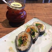 Korean rolls  at Bibimcup in Dusseldorf