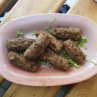 Vegan croquetas at El Shamuskia'o in Havana