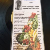 Menu 2 at El Shamuskia'o in Havana