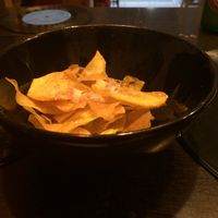 Complementary snacks at El Shamuskia'o in Havana
