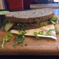 Vegan sandwich  at El Shamuskia'o in Havana