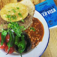 Vegan haystack  at Doghouse  in Glasgow