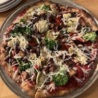 Veg pizza (daiya mozz)   at Baba Louie's Sourdough Pizza in Great Barrington