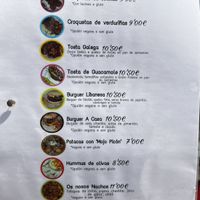 Menu  at TS  A Casa in Santiago De Compostela