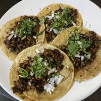 Tacos campechanos #Veganuary at VEGuerrero in Mexico City