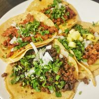 Tacos at VEGuerrero in Mexico City