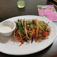 Tacos bajas - fried avo tacos at VEGuerrero in Mexico City