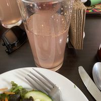 Agua de fresa   at VEGuerrero in Mexico City