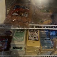 Vegan cheese for sale  at VEGuerrero in Mexico City