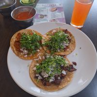 Tacos at VEGuerrero in Mexico City