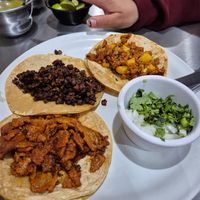 Tacos at VEGuerrero in Mexico City