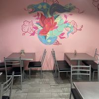 There are more tables inside than I realised   at VEGuerrero in Mexico City