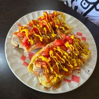 Hot dogs at VEGuerrero in Mexico City