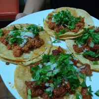 Tacos at VEGuerrero in Mexico City