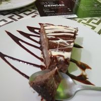 Chocolate cheese cake  at VEGuerrero in Mexico City