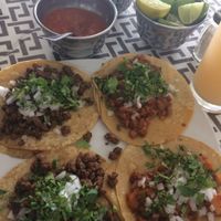Tacos al Pastor y Suadero (Soya) at VEGuerrero in Mexico City