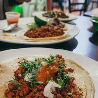 Tacos at VEGuerrero in Mexico City