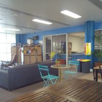 Part of the seating area at Kings Wholefood Artisan in Palmerston