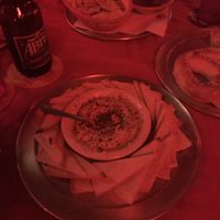 Hummus, chips and salsa, jumbo pretzel  at Elbow Room in Pensacola