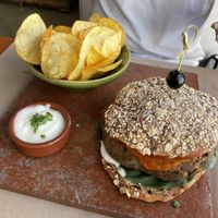 Burger no Pao  at Café Palhinhas in Figueira Da Foz