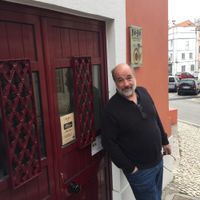 Entrance at Café Palhinhas in Figueira Da Foz