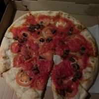 Honey wheres my vegan cheese I paid for cryyyy at The Tomato Shack Salad & Pizza co in West Chester