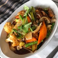 Chilli tofu at Mr Soy Boy in Earlville