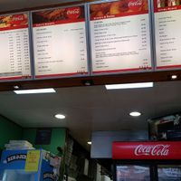 Counter at Village Pizza in South West London