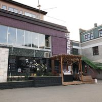 This building upstairs  at Mox in Moscow