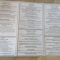 Menu Summer 2022 at The Old School Tea Room in Skipton