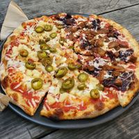 Half Meat Out half Pena Jalapeno at Li'l Nonna's in Austin