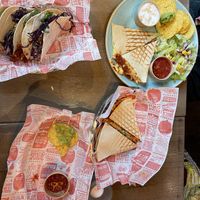 Taco & quesadilla’s  at TacoBar in Oerebro