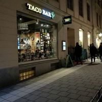 Outside/entrance at TacoBar in Oerebro