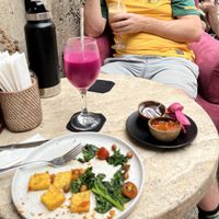 Polenta kale special + smoothies   at Lazy Cats  in Ubud
