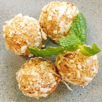 Carrot cake balls at Lazy Cats  in Ubud