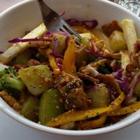 Bali Bowl with Jicama and Chayote at Lazy Cats  in Ubud