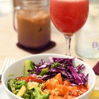 BBQ tofu bowl  at Lazy Cats  in Ubud