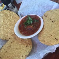 Chips and salsa  at Casa Maya in St Augustine