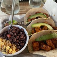 Tempeh Tacos  at Casa Maya in St Augustine