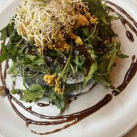 It was a pancake sweet potato thing. Odd. Ok but odd    at L'Abattoir Vegetal - Guisarde in Paris