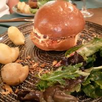 Main / Beyond meat burger (specify vegan to get the GF bun) at BumpGreen in Madrid