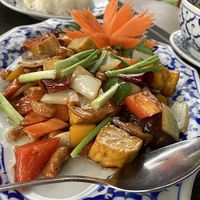 Tofu cashew nut  at Spinach in Khao Lak